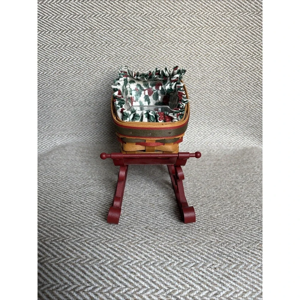 Longaberger sleigh baskets